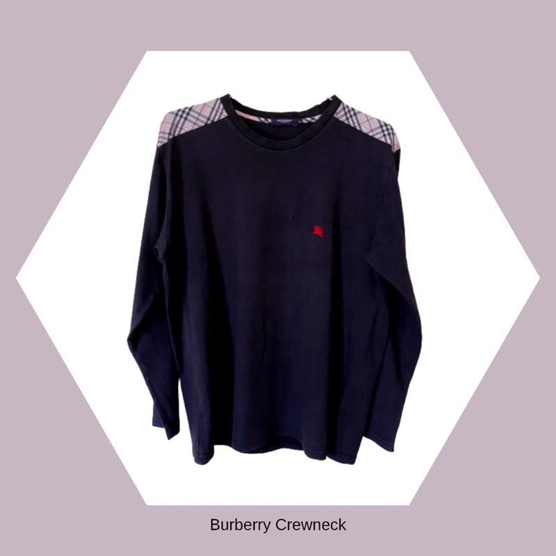 Crewneck / Long Sleeve / Lengan Panjang Burberry Original