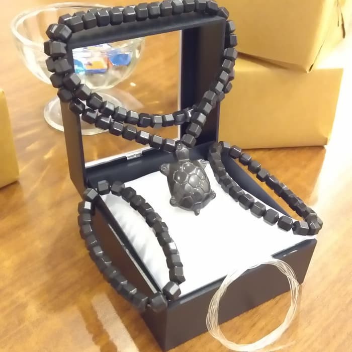 Alsyva Kalung Gelang Black Jade .