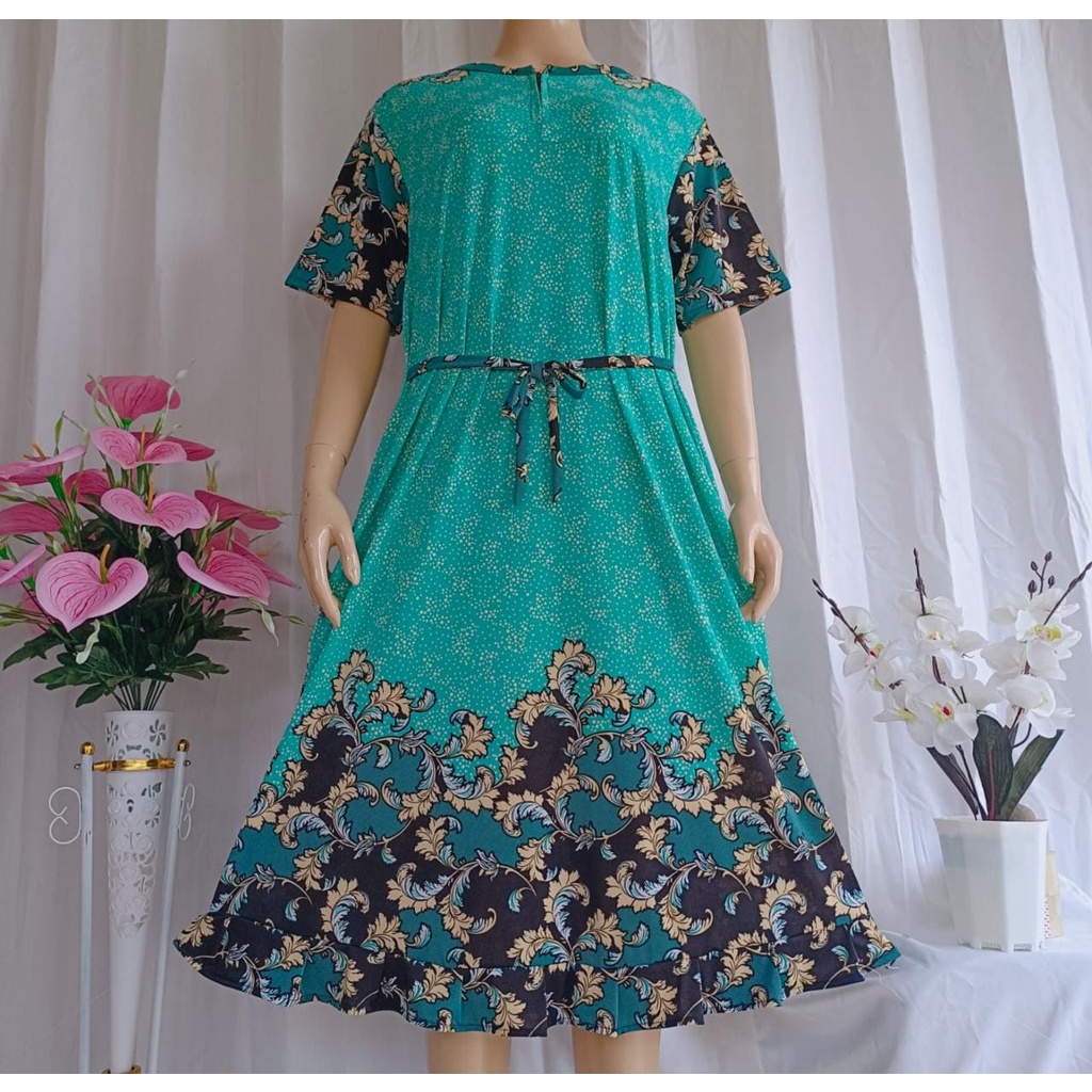 DASTER JERSEY JUMBO SUPER LEMBUT & ADEM PREMIUM MOTIF BUNGA AKAR PINGGIR TERBARU/DASTER JERSEY SUPER