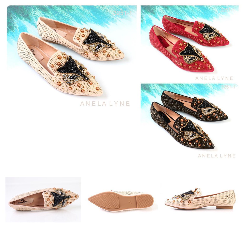 FLAT SHOES SEPATU FLAT ANELA LYNE J 3251-1