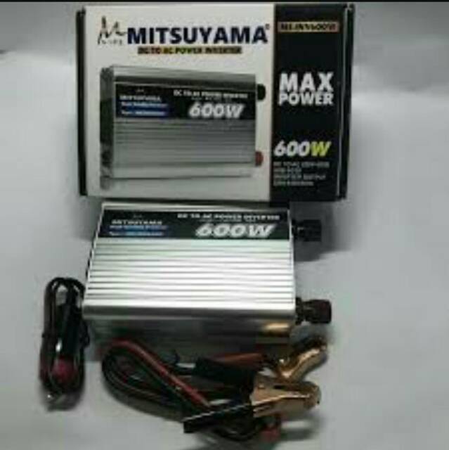 POWER INVERTER MITSHUYAMA 600WAT ALAT PENGUBAH ARUS DC KE AC