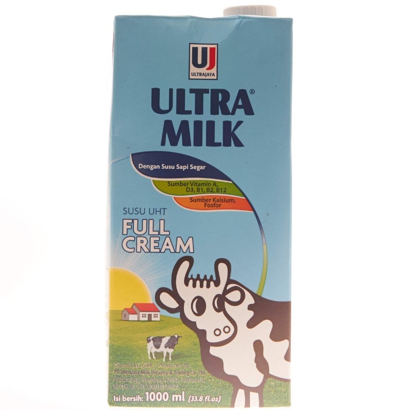 

[HeMart] Ultra Milk Plain 1L / Susu dan Olahan