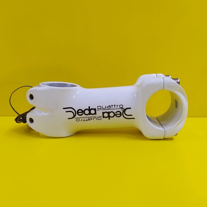 Stem Sepeda Deda Quattro Diameter 31.8 alloy white