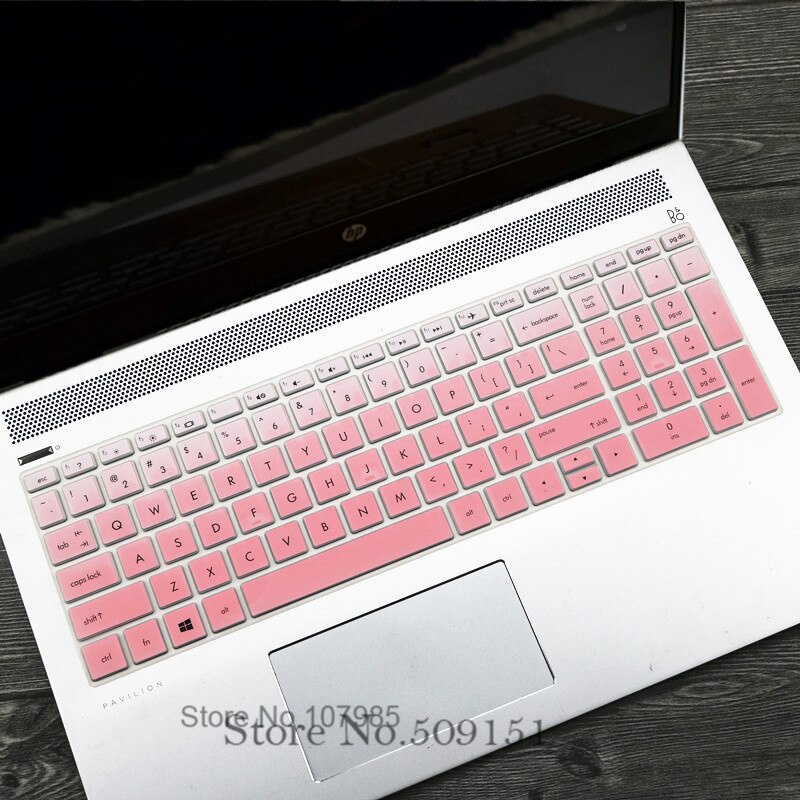 For 15.6&quot; HP Pavilion X360 15-BR Pavilion 15-CC 15-CH 15-CD 15-CB 15-BS 17-BS 17M-AE Silicone Laptop Keyboard Cover Skin Case