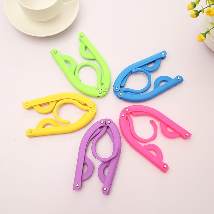 Hanger Baju Lipat Jemuran Portable Laundry Gantungan jemur Pakaian Top