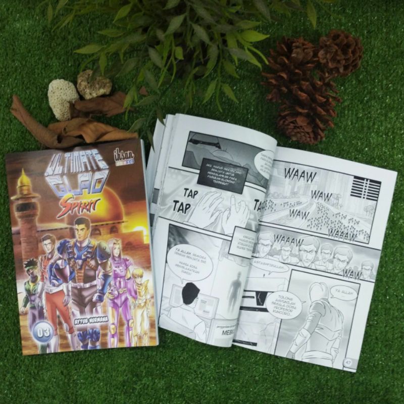 KOMIK ANAK ULTIMATE GLAD SPIRIT 3 - BUKU SUPER HERO IHSAN MEDIA