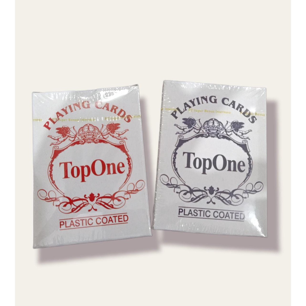 OS KARTU REMI / PLAYING CARDS TOP ONE PLASTIC COATED