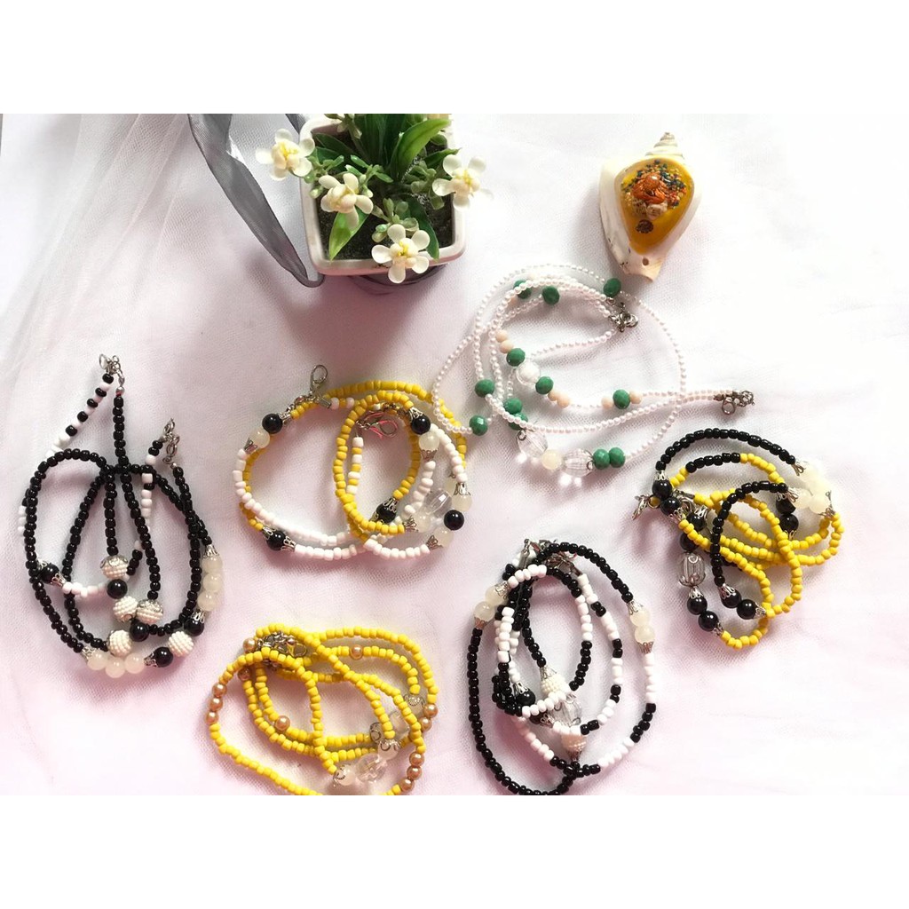 Strap Masker Manik Manik