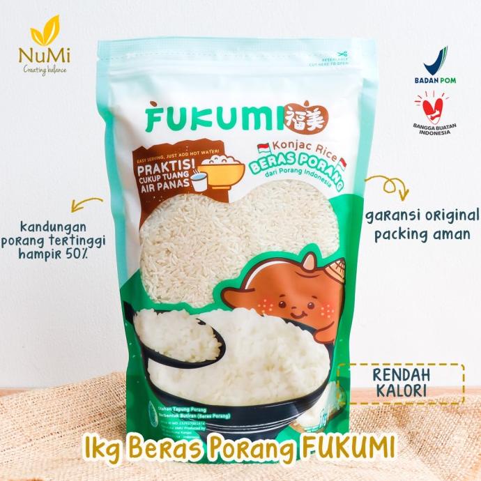 

1KG Beras Porang Konnyaku Shirataki Rice FUKUMI