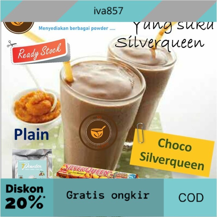 

PROMO Bubuk Minuman 7 Powder rasa Choco Silverqueen - Plain 1kg GRATIS ONGKIR