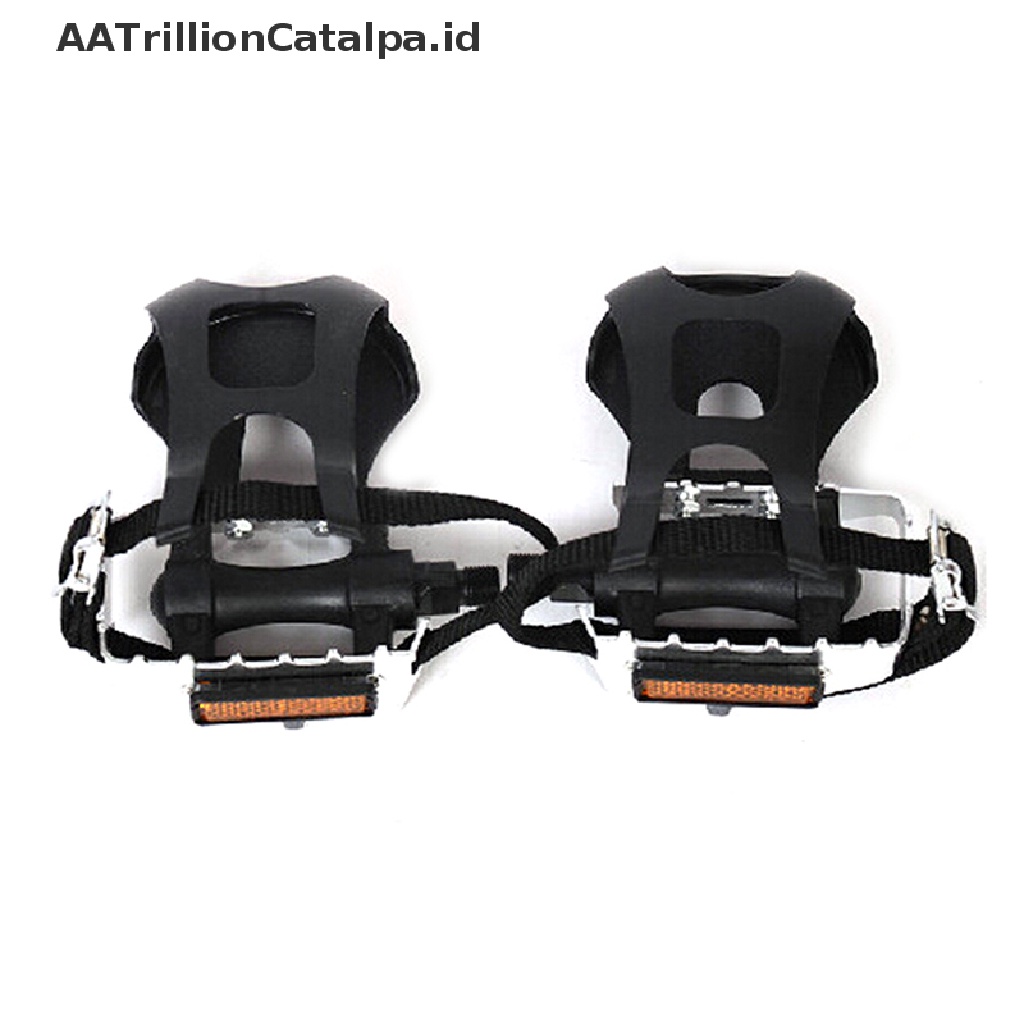 Aatrillioncatalpa Strap Pedal Sepeda Dengan Klip Pengikat