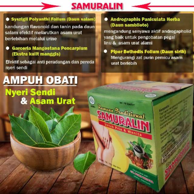 

Samuralin Obat asam urat nyeri sendi