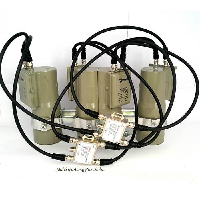 Promo LNB C Band 4 IN 2 Venus 7280  Untuk 2 Receiver  Diskon