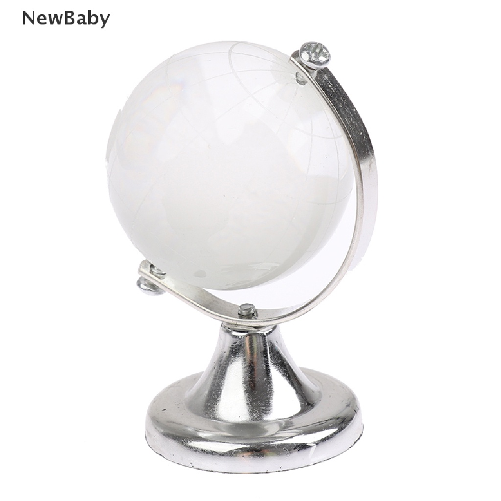 Mainan Miniatur Globe Rolling Dengan Stand Untuk Dekorasi Rumah Boneka 1: 12