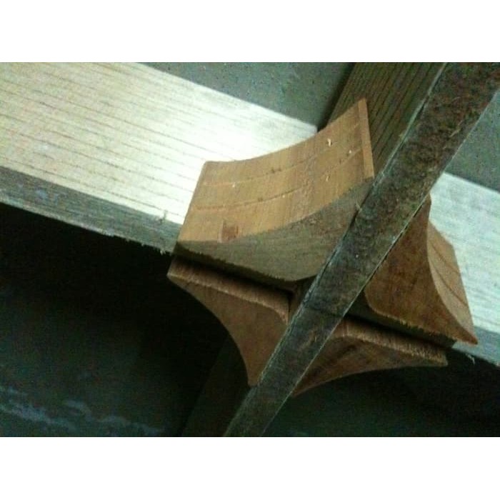 Kayu Sudut Besar Untuk Papan Sirip Sarang  Burung Walet/ sarang imitasi / papan walet /Papan Sirip w