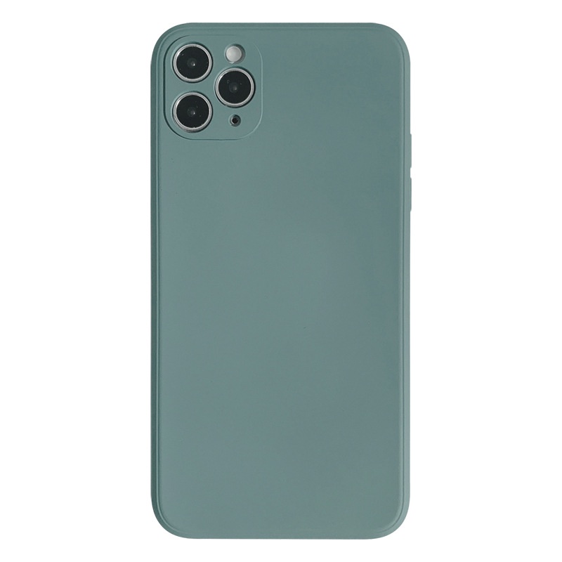 Soft Case Silikon TPU Warna Polos Untuk iPhone 11 Pro X XS Max XR