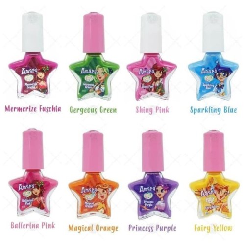 *FRAULEINCO* Amara Cosmetics for Kids Nail Polish 5 ml  Kutek Kuku anak / cat kuku anak