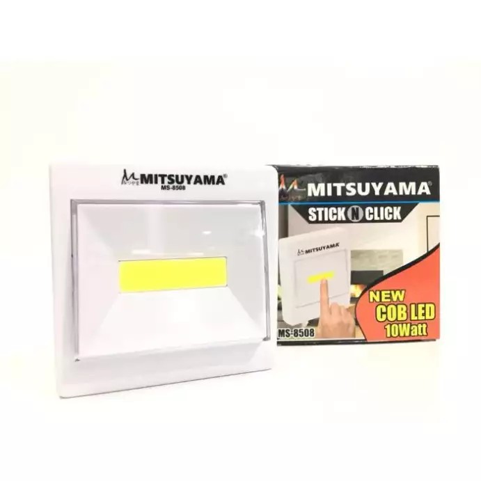 LAMPU MINI KLIK MITSUYAMA LED / LAMPU LED STICK AND CLIK PORTABLE / EMERGENCY / LAMPU DINDING TEMBOK