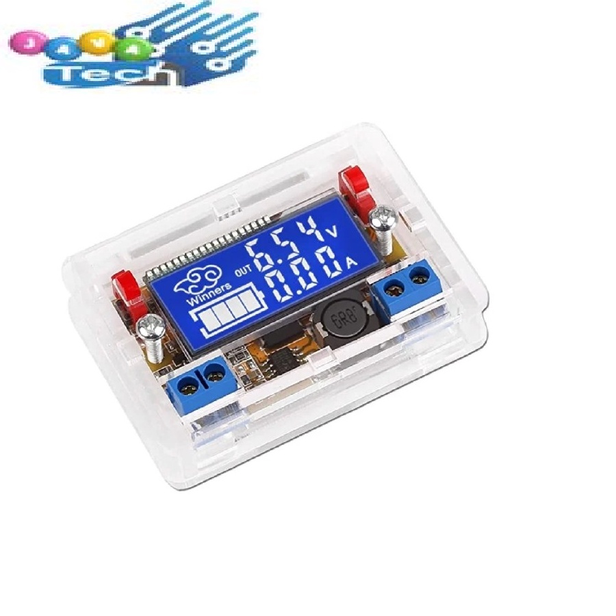 Modul Adjustable DC-DC Step Down Converter Voltmeter Ammeter Display