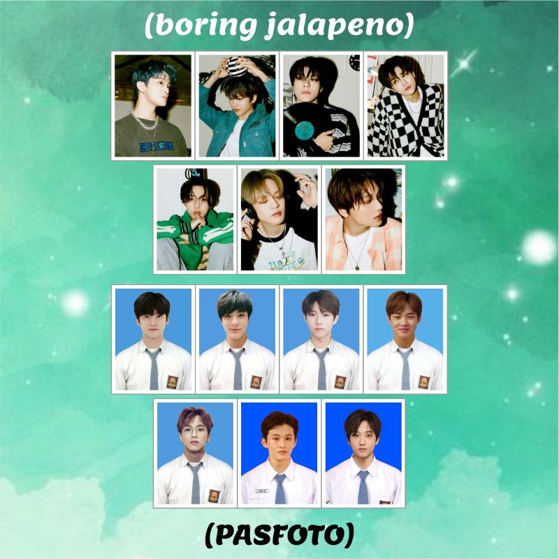 Foto 3x4 NCT DREAM Pasfoto & Boring Jalapeno