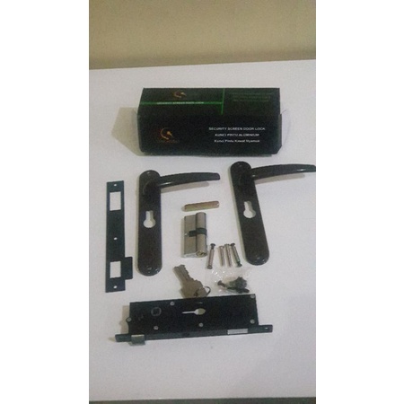 kunci pintu kassa kasa nyamuk aluminium