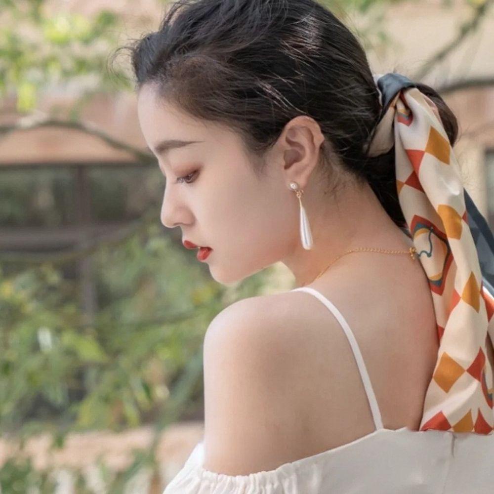 Mxbeauty Drop Menjuntai Anting Temperamen Vintage Pernikahan Hadiah Indah Pengantin Baroque Pendant Earrings