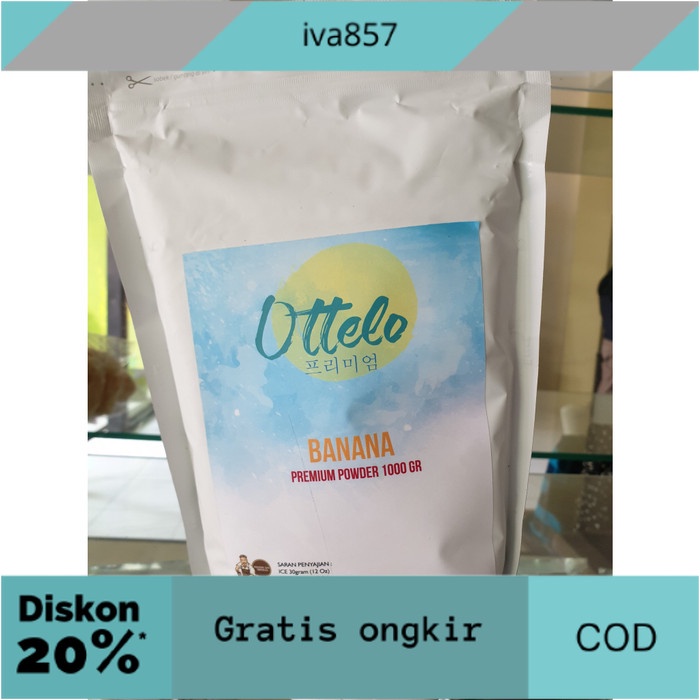 

PROMO Ottelo banana powder 1 kg GRATIS ONGKIR
