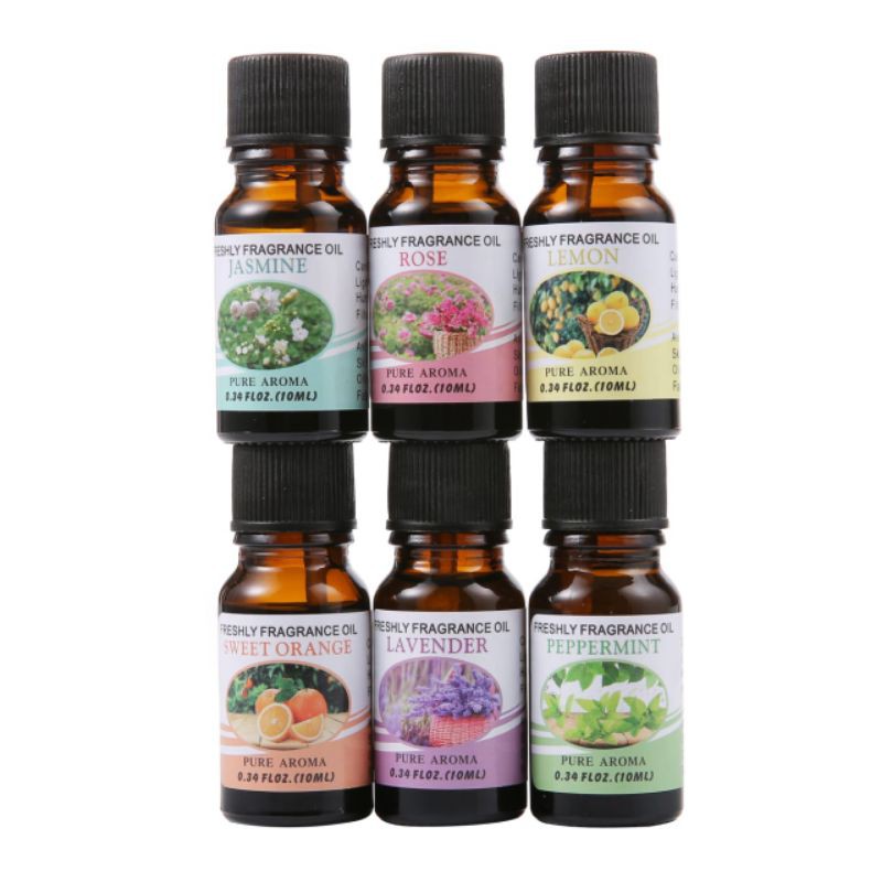 Essential Oil 6 In 1 Taffware Pure Aroma Essential Fragrance Oil Aromatherapy 10ml Aroma Ruangan ESSENTIAL OIL FRAGANCE OIL PENGHARUM RUANG PEWANGI RUANGAN