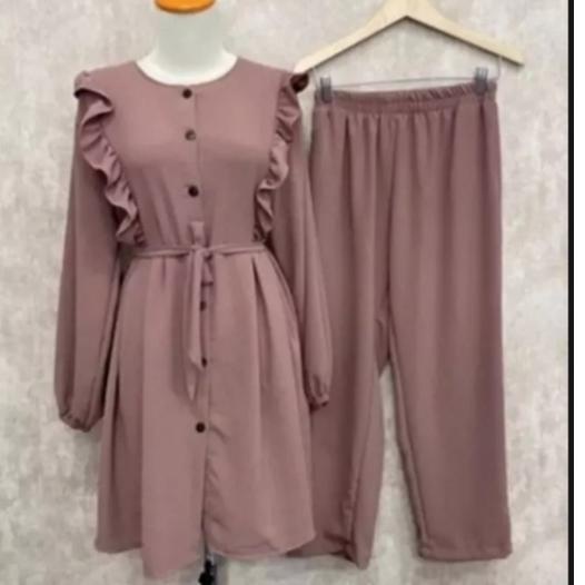 MH.227397 • SETELAN WANITA{TUNIK+CELANA} BAJU SETELAN& MURAH