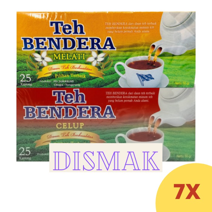 Teh Bendera Celup 7 Pcs