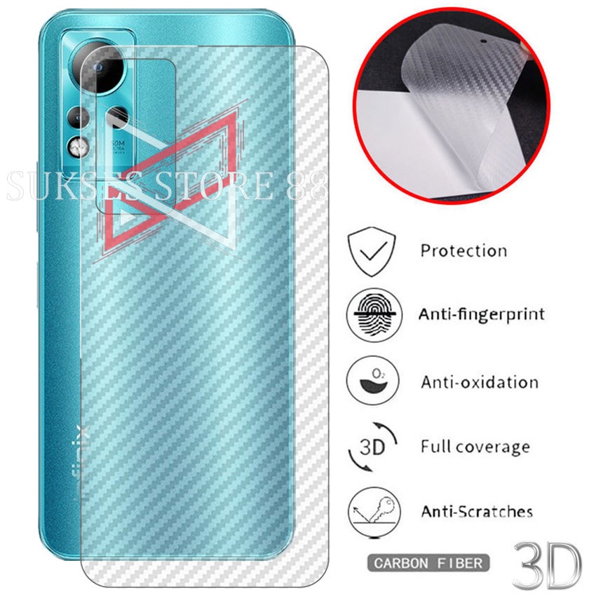 Back Skin Carbon Infinix Note 11 - Skin Carbon infinix Note 11