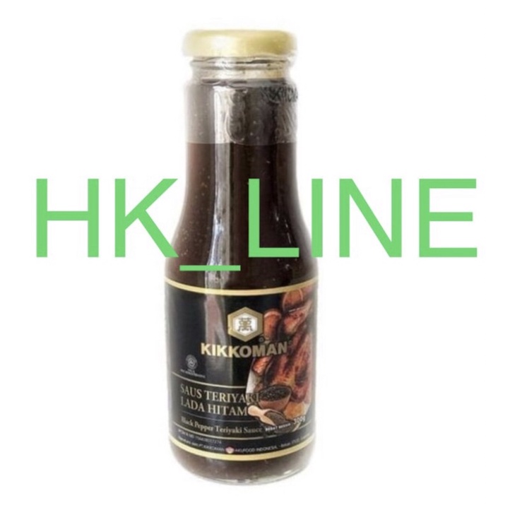 

KIKKOMAN SAUS TERIYAKI LADA HITAM 300gr