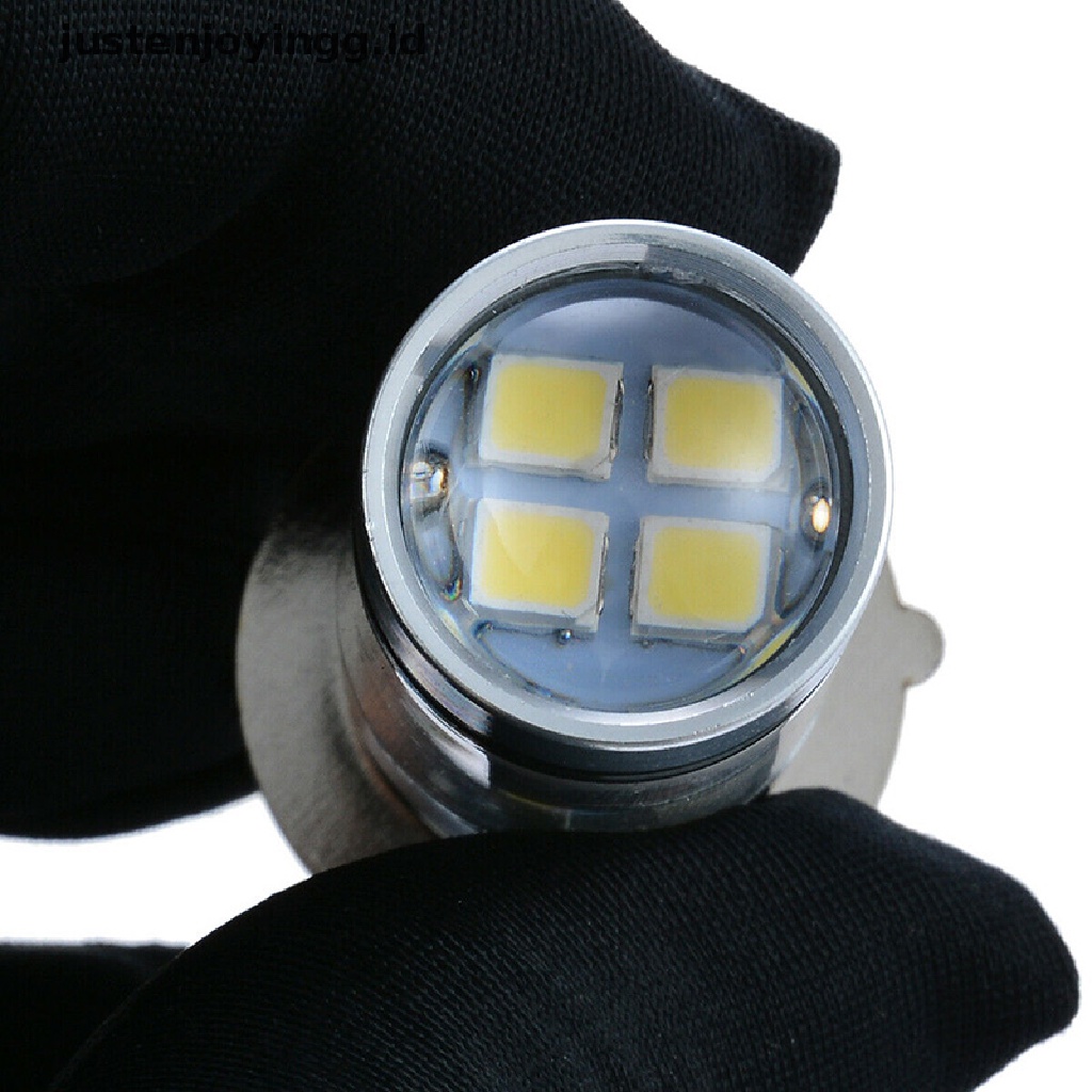 // justenjoyingg.id // BA20D H6 2323 20SMD LED 100W Motorcycle Fog DRL Brake Parking Light Lamp Bulb ~