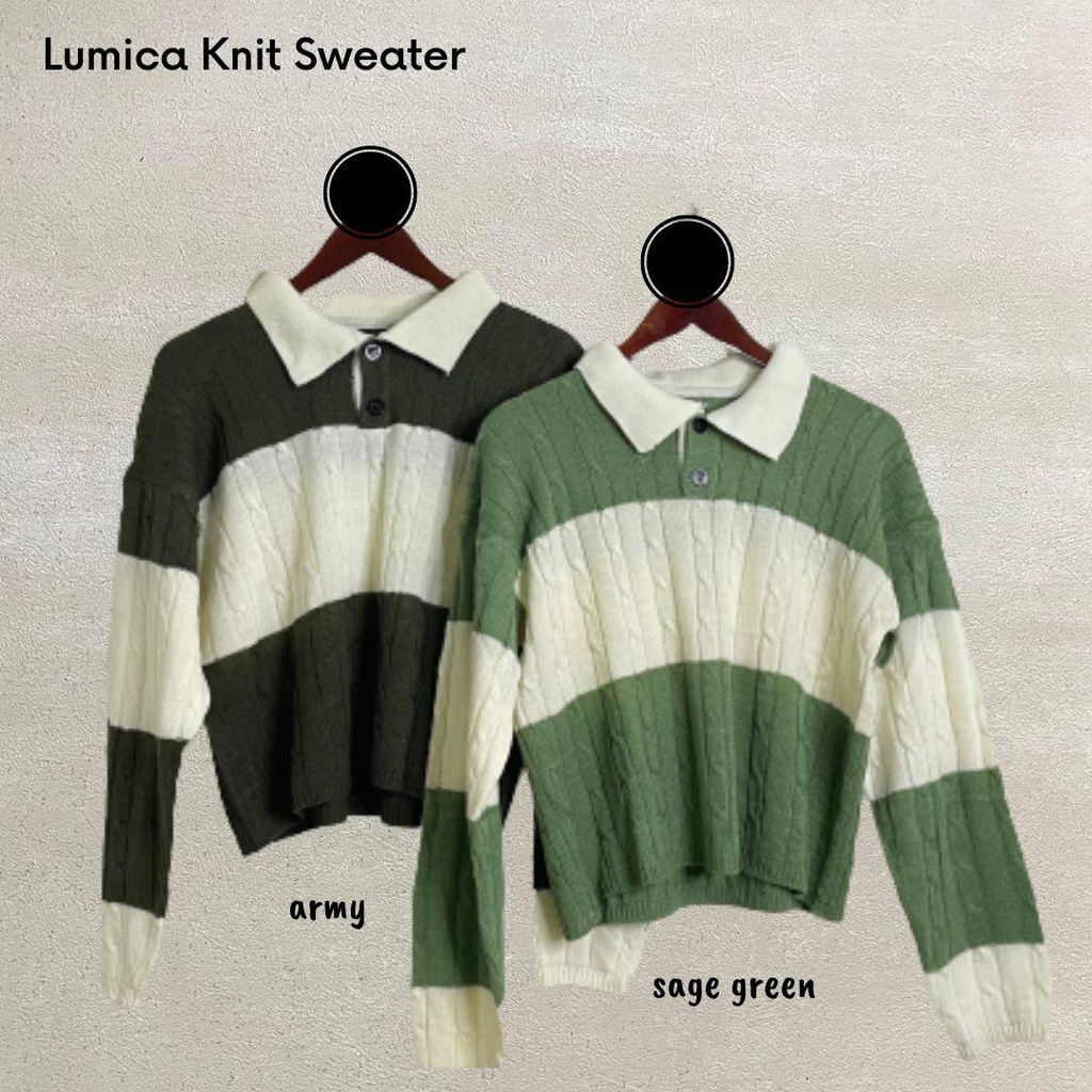 Lumica Sweater Cable Blaster | Atasan Rajut Premium