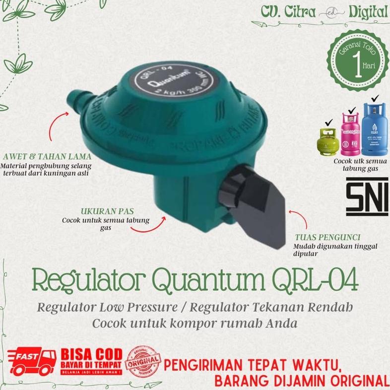 Regulator Gas Quantum Qrl-04 / Qrl04 / Qrl 04 Regulator Quantum
