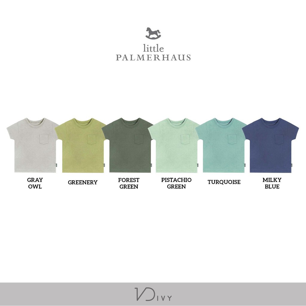 LITTLE PALMERHAUS - *NEW* POCKET TEE COLORS 1 (KAOS POLOS ANAK - ANAK