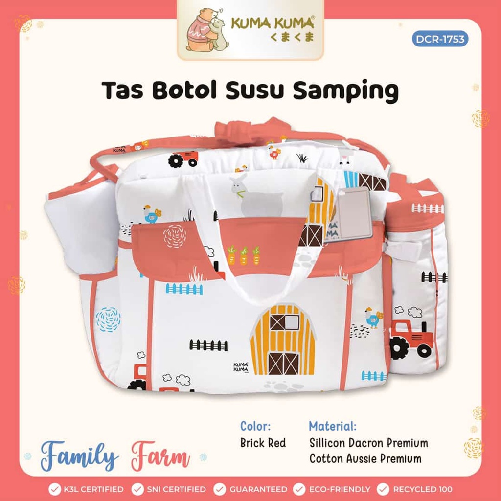 Tas Botol Susu Samping Kuma-Kuma