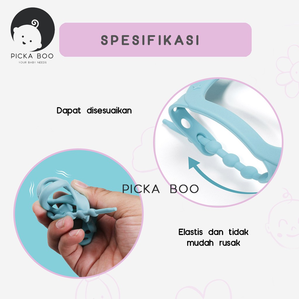 PICKA BOO Teether Gigitan Bayi Bentuk Sangkar