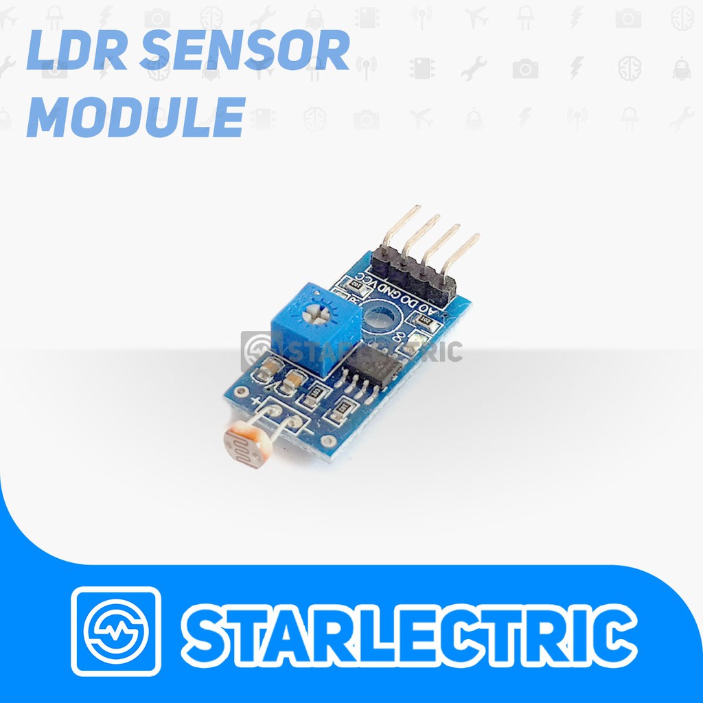 Light Sensor Module Sensor Cahaya Modul Dengan LDR Arduino