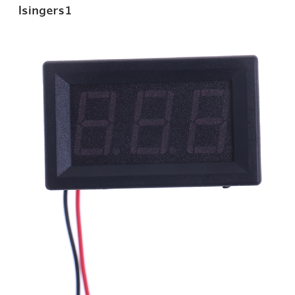 (lsingers1) Voltmeter digital AC 70-500V display LED 2 Kabel