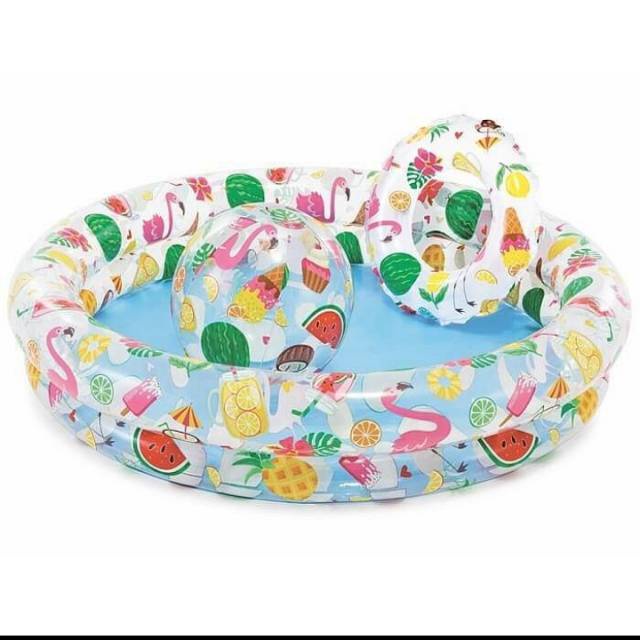 Kolam Mandi Bola Renang Merk Intex Fancy Star Pools 59460 / Kolam Anak