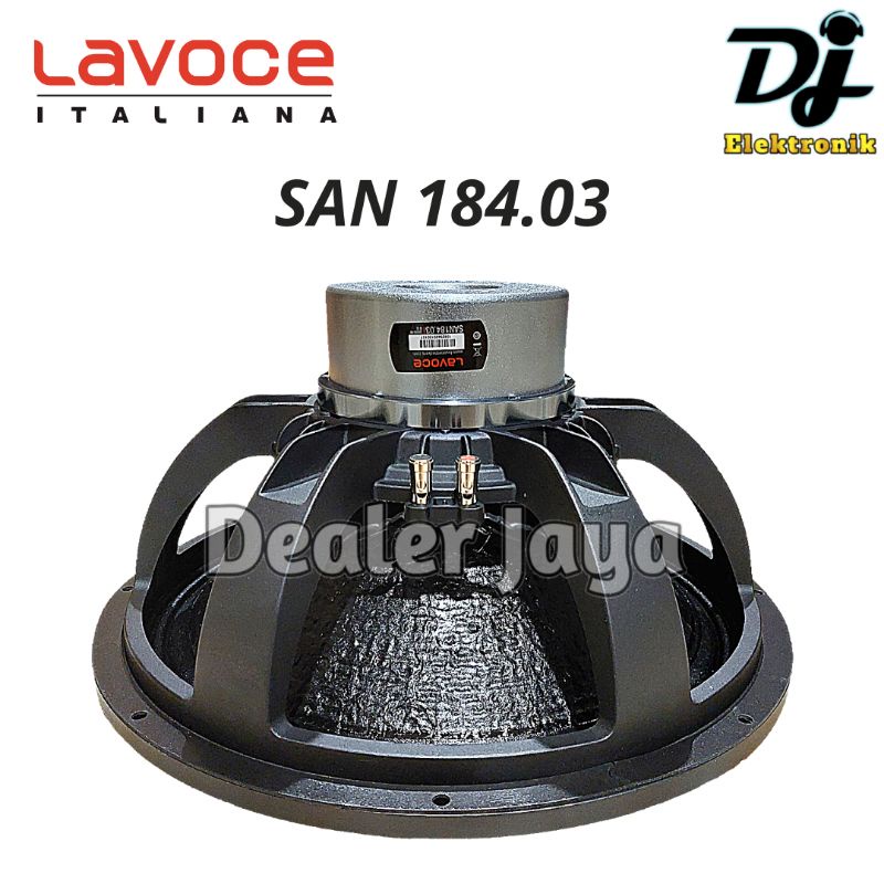 Speaker Komponen Lavoce SAN 184.03 / SAN184.03 - 18 inch (NEO)
