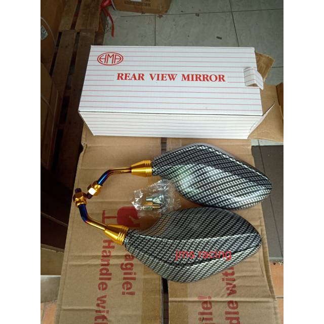 Kaca spion cermin  clik 2 tone universal honda dan yamaha