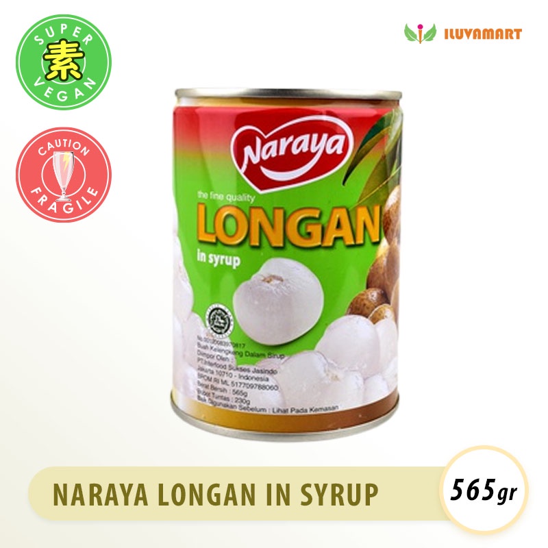 

Naraya Longan in syrup 565gr Buah Kelengkeng Sirup Mudah Buka Lengkeng Kaleng Berkualitas asli fine