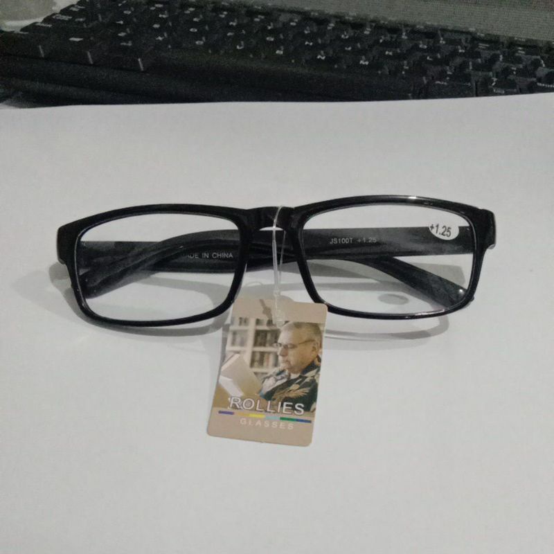 Kacamata baca plus +1.25