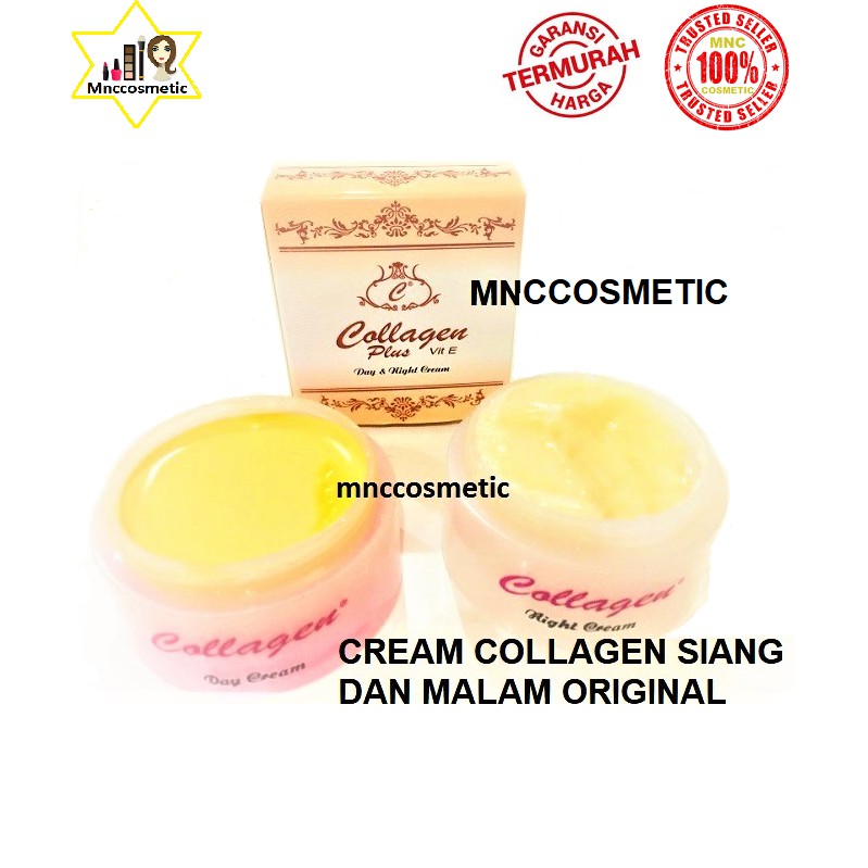 Collagen Cream Siang Dan Malam Original Indonesia