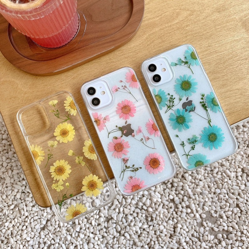 Dried Flower Daisies Vol 2 Case Oppo A95 A74 A54 A55 Reno 3 4 5 6 7 Pro A5s A7 F9 F11 A15 A15s A12 A12s A33 A53