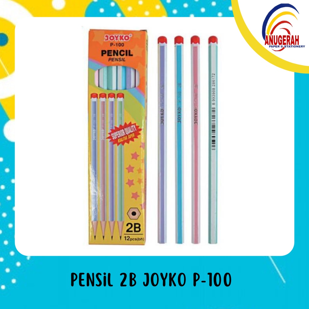 

Pensil 2B Joyko P-100 (LSN)