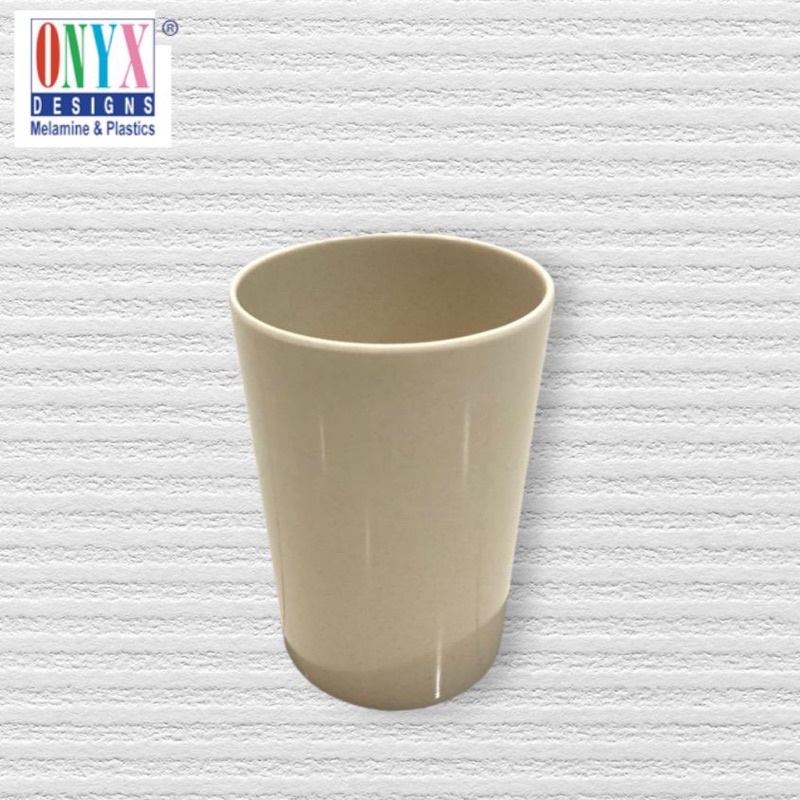 Gelas Minum Melamine 300 ML ONYX / Gelas Rata Polos / Gelas Minuman Melamin Asli