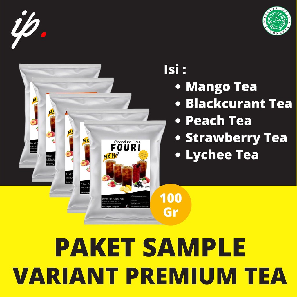 PAKET TESTER / SAMPLE Bubuk Minuman Best 5 Varian, Harga adalah 1 Paket berisi 5 Variant